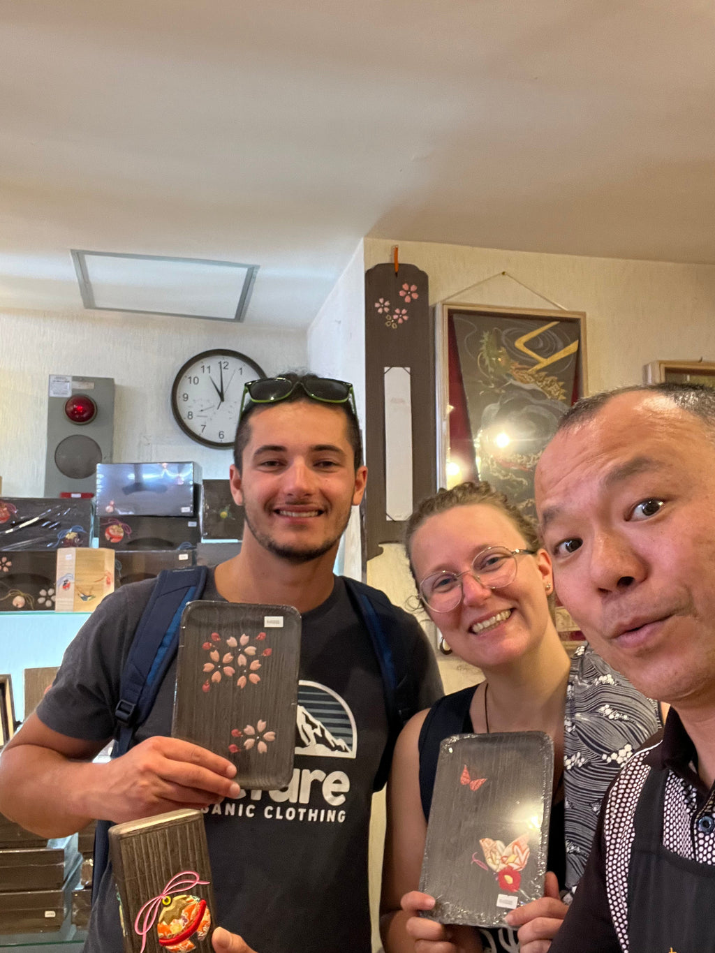 「旅の終わりに、もう一度浅草箱長へ!!」