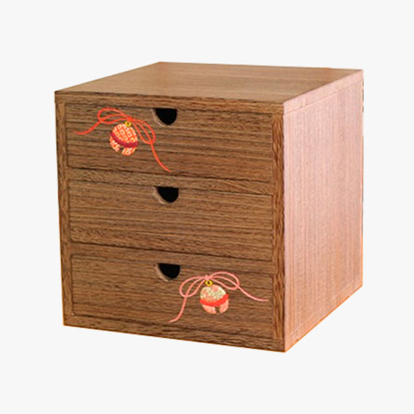 福重ね三ッ引き出し