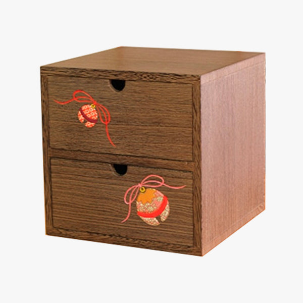 福重ね二つ引き出し