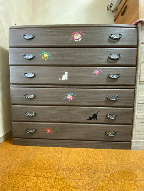 チェスト(三段+三段+台輪)