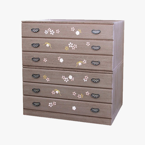 チェスト(三段+三段+台輪)