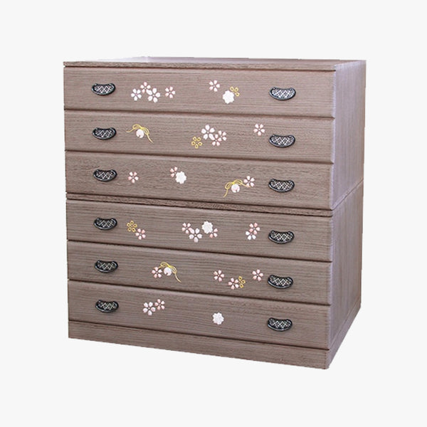 チェスト(三段+三段+台輪)