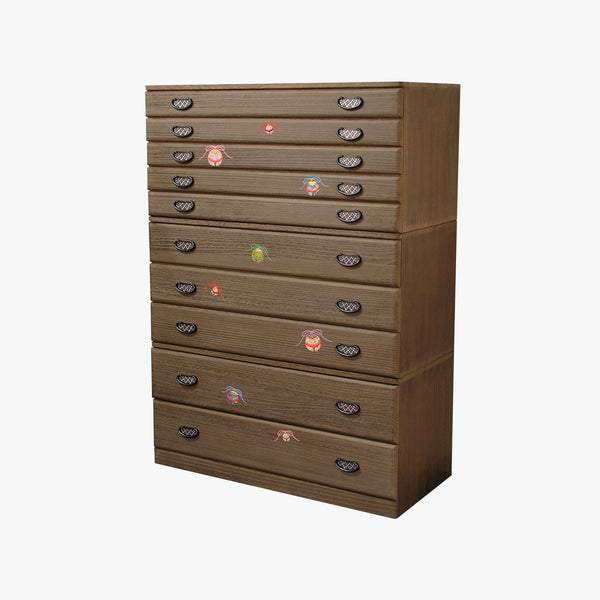 三ッ重ねチェスト(二段+三段+五段)