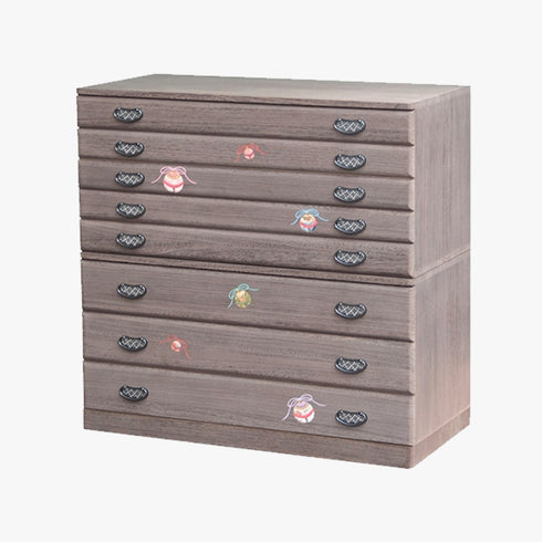 チェスト(三段+五段+台輪)