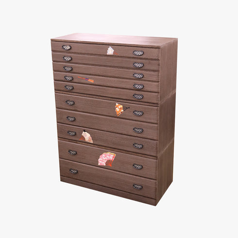 三ッ重ねチェスト(二段+三段+五段)