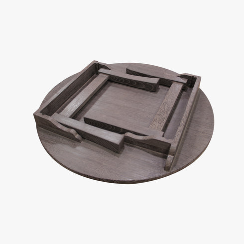 丸卓 ガラス付き